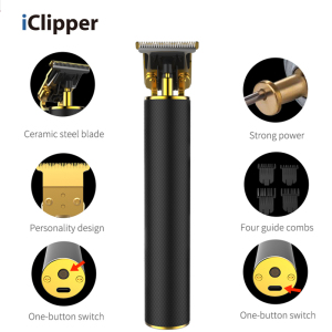 Iclipper-I1 USB Professional Rechargeable cordless hair trimmer best hair clipper