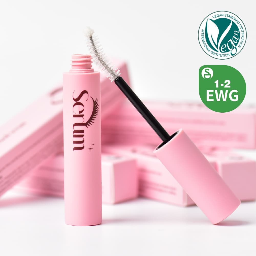 Lupine Eyelash growth Serum, lash enhancer, vegan, peptide and biotin, organic ingredients