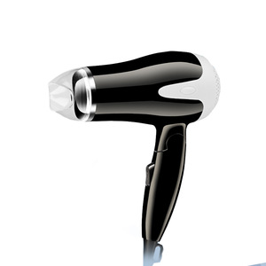 Mini foldable hair dryers for household and travel use with small concentrator