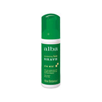 Moisturizing Foam Shave, Aloe Mint 5 Fl Oz by Alba Botanica