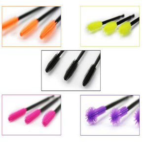 Multi-shape Silicone Smudge Stick Mascara Wands/Eyelash Makeup Brush