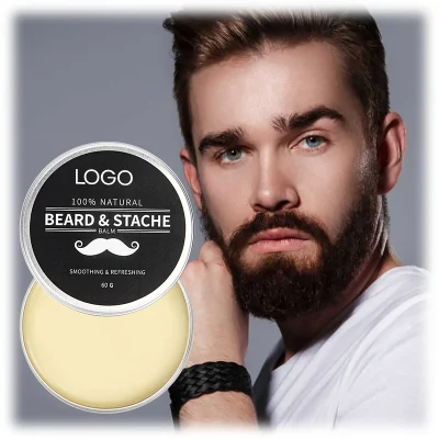 OEM Customized Natural Ingredient Private Label 60g Wholesale Beard Balm