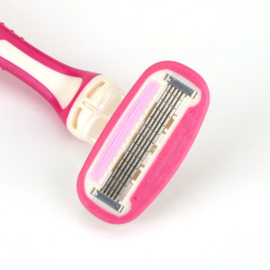 pink Halo5 5 blade lady shaving cartridges safety shaving razor balde