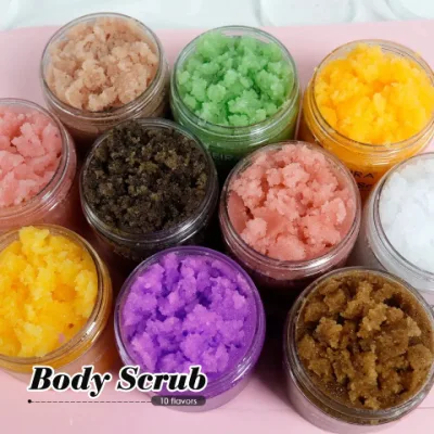 Private Label Anti Cellulosic Skin Exfoliating Care Combination Body Scrub