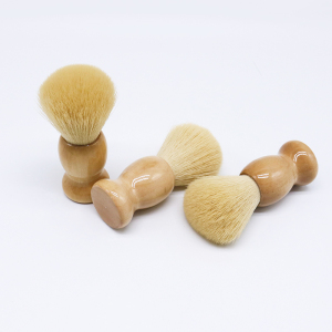 Private Logo JDK Barber Beard cleaning brush Plain  Bristle Shaving brush White OEM  Wood Wholesale brushes shaving