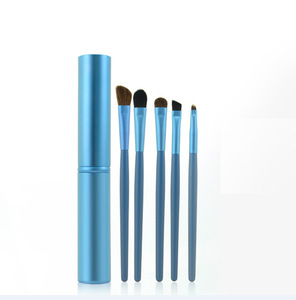 Professional 5pcs makeup brush set for eye makeup Tool kit + Round Tube