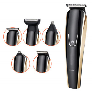 Professional Mens grooming Hair remover kit 4 in 1 beard nose ear hair trimmer Rechargeable Mens hair shaver