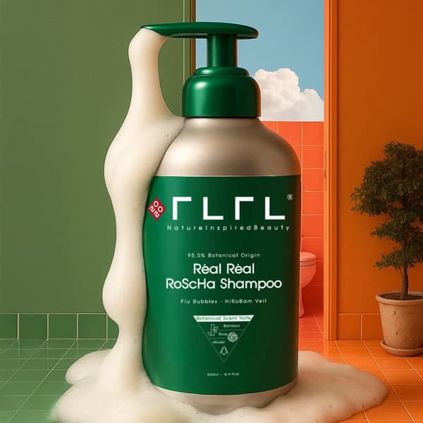 RoScHa Shampoo, Root/Scalp/Hair Shampoo, Vegan/Natural/Botanical Shampoo, Eco-friendly Package.