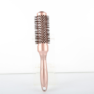 Salon Gold Boar Bristle Hairdressing Round Ceramic Hair Brush