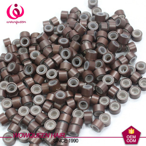 Silicone Micro Rings 1000 Pcs/bottle 5.0mm*3.0mm*3.0mm Hair Extension Tools Silicone Micro Beads/Rings/Links/Tubes