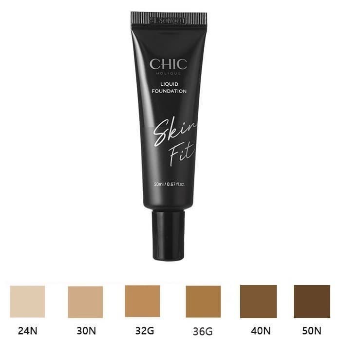Skin fit liquid foundation