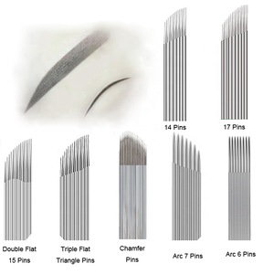 Taiwan Manual Eyebrow Tattoo Needles For Microblading/Tattoo Needles Makeup Needle Tattoo Blades Supplies