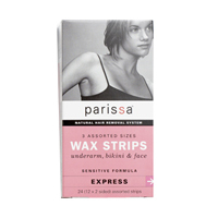 Wax Strips, Assorted Size Sensitive, 24 Ct by Parissa