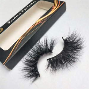 Wholesale private label clear band premium sally beauty supply mink eyelashes 3d false eyelashes with custom boxes mink strip