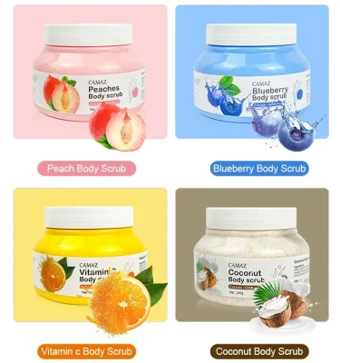 Wholesale Private Label Natural Organic Exfolianting Whitening Moisturizing Fruit Scrub Sugar Body Scrub