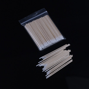 Wooden Cotton Tip Tattoo Supplies Cotton Buds Swabs Makeup Cosmetic Applicator Sticks