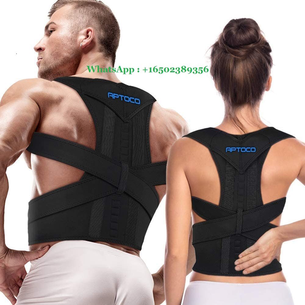 Full Back Support Posture Corrector for Men and Women- Adjustable Medical Posture Brace Provides Lumbar & Back Support for Shoulder, Clavicle, Lower and Upper Back Pain Kyphosis