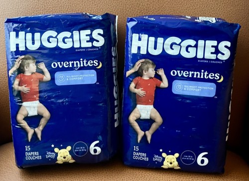 Huggies Overnites Nighttime Baby Diapers Size 6