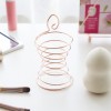 Rose Gold Metal Puff Holder/ Metal Makeup Sponge Holder