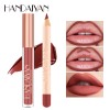 2 in 1 Lipstick and Lipliner Private Label Wholesale Pink Matte Waterproof Creamy Lip Liner and Lip Gloss Set
