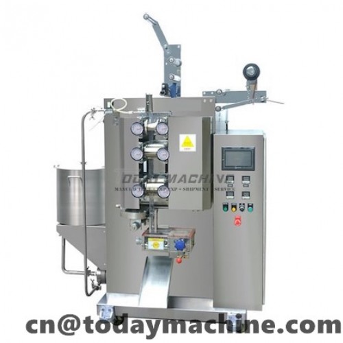 Liquid Packaging Machine sealing and cutting jelly