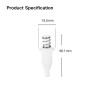 0.5cc Lotion Pump Core (Side Φ19.5) | Cosmetic Pump Parts Manufacturer