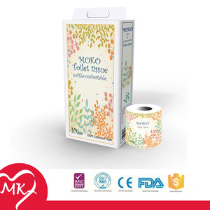 100% virgin wood pulp 200 sheets ultra soft organic printed restaurant tablet sanitary tissue paper