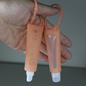 10ml empty lip gloss tubes packaging, plastic cosmetic tubes