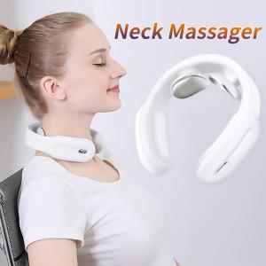 2020 New arrivals portable mini electric wireless neck massager 360 Infrared physiotherapy intelligent neck massager