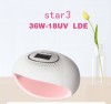 2021 Competitive price 54W UV light led gel nail lamp polish dryer nail dryer lamp for manicure