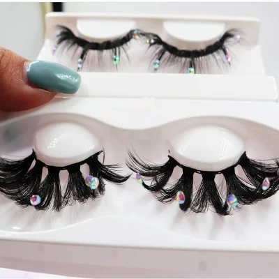 20mm 22mm Color False Mink Eyelashes Vendor Customized Boxes Available