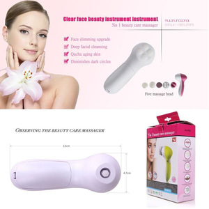 5 IN 1 multifunction electric cleaner face facial cleaning brush for skin care