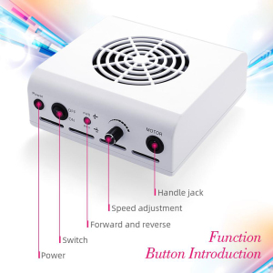 80W 2-in-1 35000RPM Nail Drill Machine & Collector Vacuum Cleaner Nail Dust  Equipment Manicure Pedicure Nail Tools