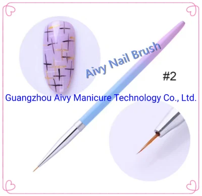 Aivy Double Pole Drill Point Pen Nail Brush