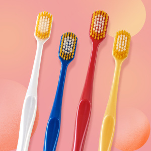 Big widen head toothbrush with latest fashion bristle tufting technology