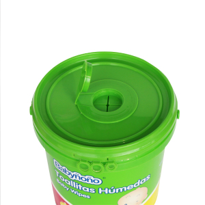 China Manufacturer Oem Household Large Packing Industrial Wet Tissue Wipe Packaging Bucket Dispenser