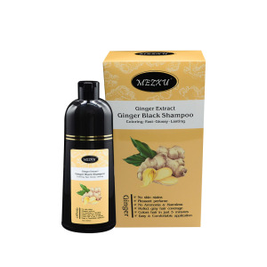Chinese Manufacturer Best Selling Ginseng Non Sticky Natural Soft Magic VIP Black Hair Color Shampoo For White Hair