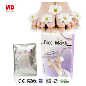 Customized exfoliating peel foot mask socks baby Whitening tender foot mask