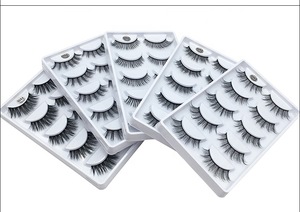 DHLfree shipping  F810 EyeLashes  5pais  Eye Lashes Thick false Eyelashes  5 pairs handmade 3D mink hair false eyelashes