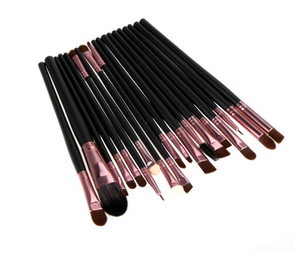Factory direct cosmetics 20 pieces oem makeup brushes