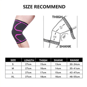 Fitness Running Cycling Knee Protector Basketball Football Sport Safety Knee Pads ,Nylon Elastic Knee Brace Support