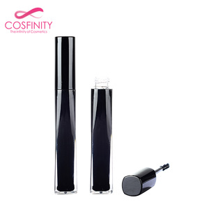 free sample custom logo cute lip gloss container square mascara bottle gold lipgloss tube