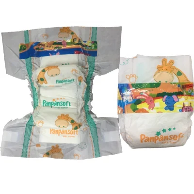 Free Sample Wholesale Panpansoft Magic Tape Disposable Baby Diapers Manufacturer in Fujian