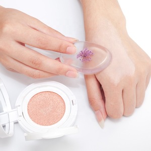 Free samples Clear make up puff latex-free flower cosmetic puff silicone beauty makeup sponge