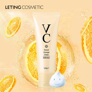 FREE SAMPLES private label natrual vitamin C organic facial cleanser, face wash for oily skin