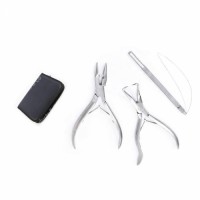 Hair Extension Tool Kit for Installing Cold and Hot Tip and U-Tip Hair Extensions
