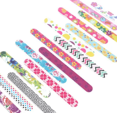 High Quality Buffer Printed Colorful EVA Nail File NF0501