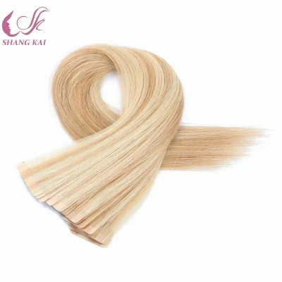 Hot Selling Double Drawn Cuticle Aligned Virgin Brazilian Hair Tape Hair Extension