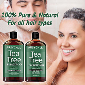 Hot selling OEMODM 100% pure & organic tea tree oil shampoo