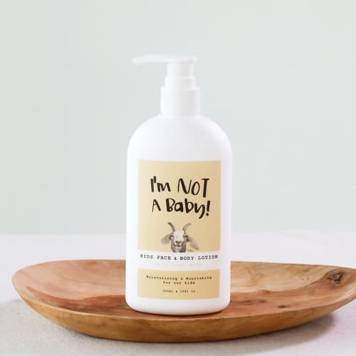 I’m NOT A Baby Kids Face &amp; Body Lotion with Goat Milk